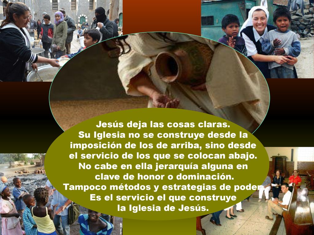 Jesús deja las cosas claras. Su Iglesia no se construye desde la