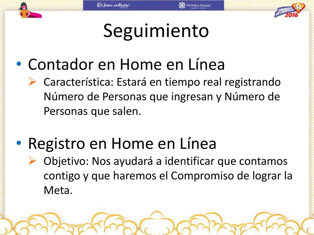 Seguimiento Contador en Home en Línea Registro en Home en Línea