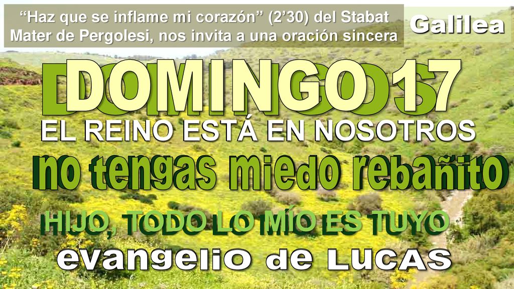EL REINO ESTÁ EN NOSOTROS EL REINO ESTÁ EN NOSOTROS