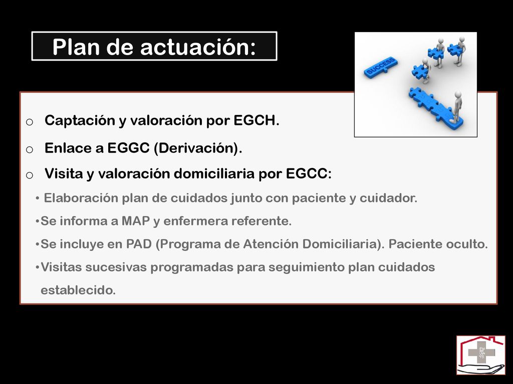 Plan de actuación: Captación y valoración por EGCH.