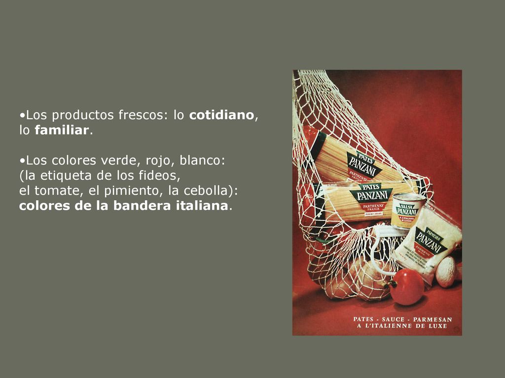 Los productos frescos: lo cotidiano,
