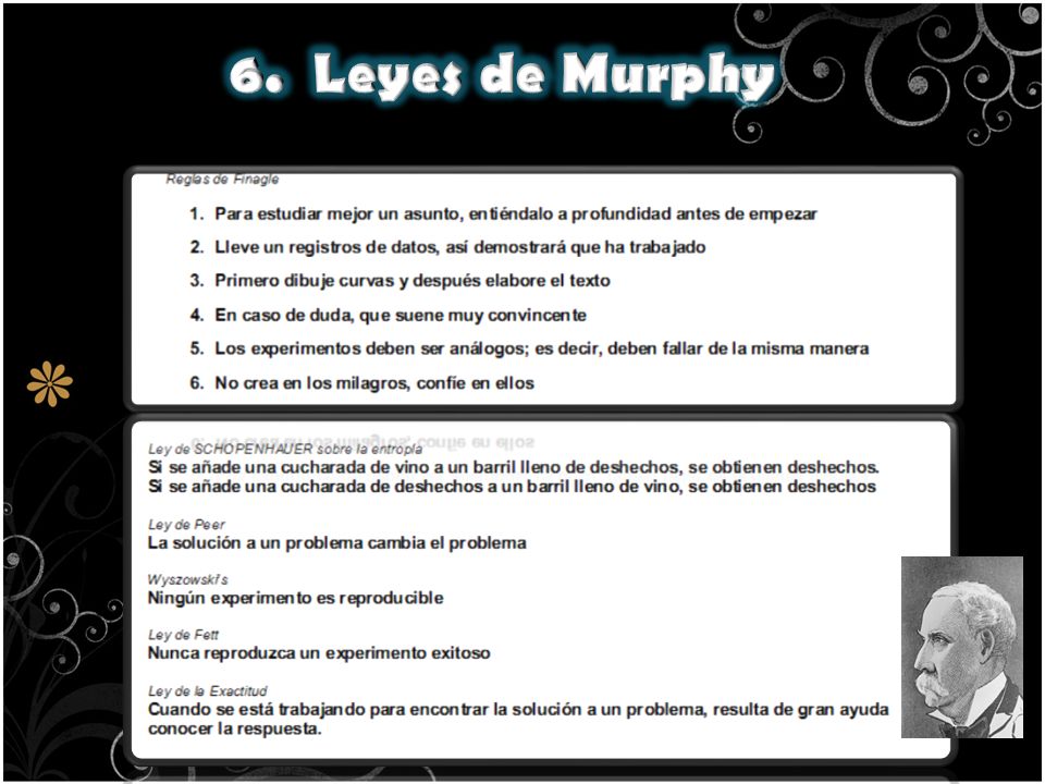 6. Leyes de Murphy