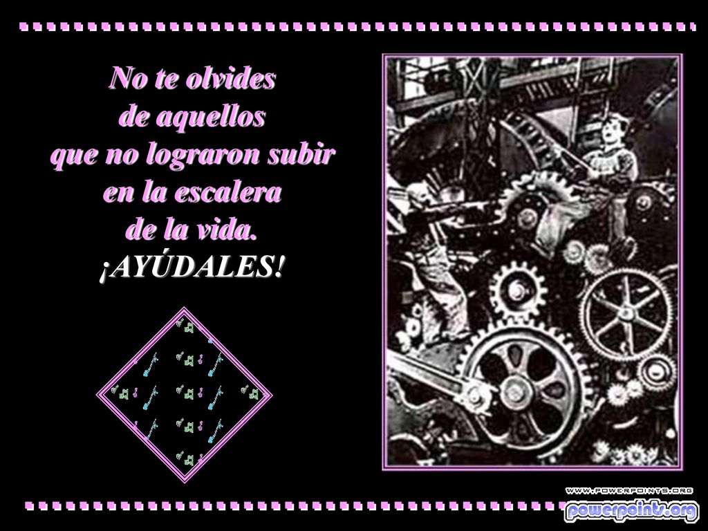 No te olvides de aquellos que no lograron subir en la escalera de la vida. ¡AYÚDALES!