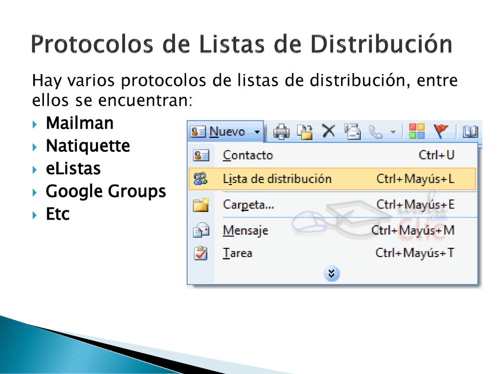 Protocolos de Listas de Distribución