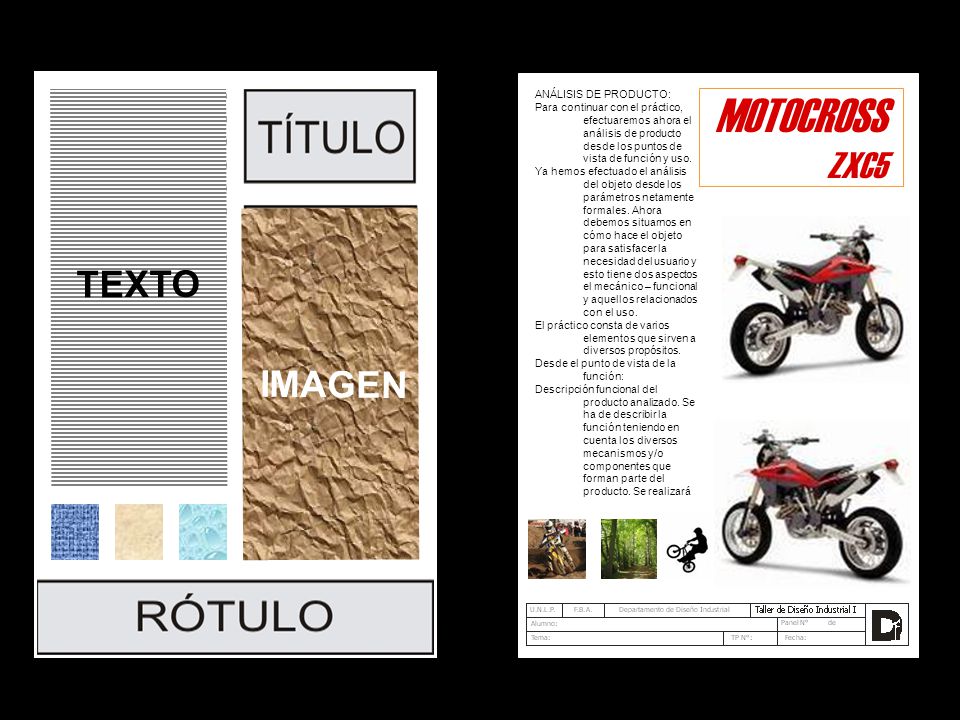 MOTOCROSS ZXC5 TEXTO IMAGEN ANÁLISIS DE PRODUCTO: