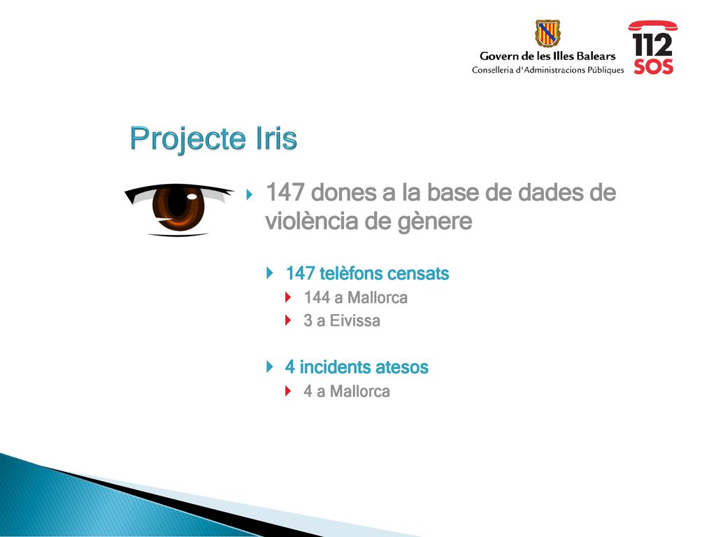 Projecte Iris 147 dones a la base de dades de violència de gènere