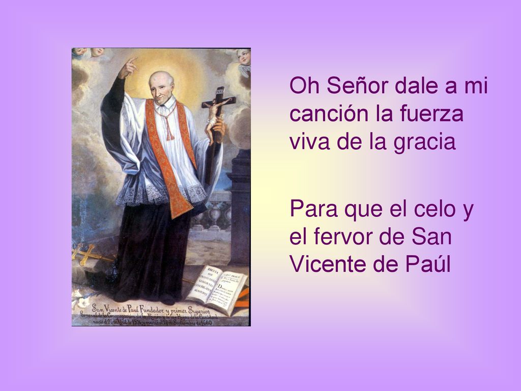 Para que el celo y el fervor de San Vicente de Paúl