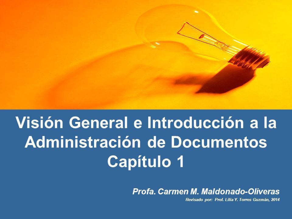 Visión General e Introducción a la Administración de Documentos Capítulo 1