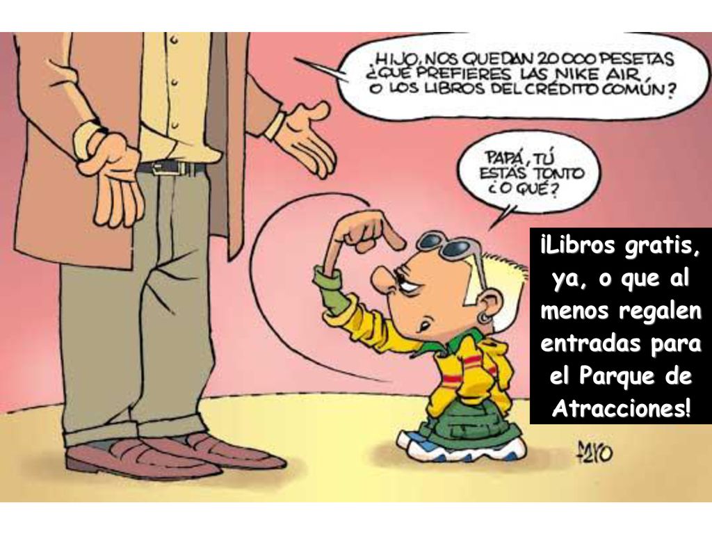 ¡Libros gratis, ya, o que al menos regalen entradas para el Parque de Atracciones!