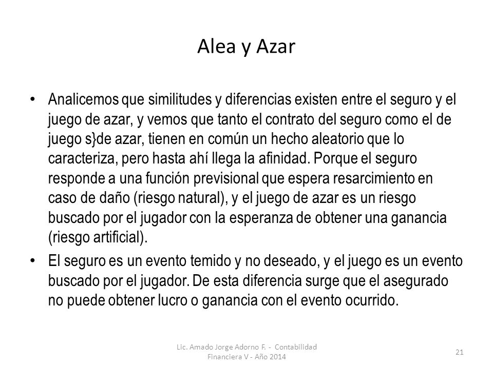 Lic. Amado Jorge Adorno F. - Contabilidad Financiera V - Año 2014