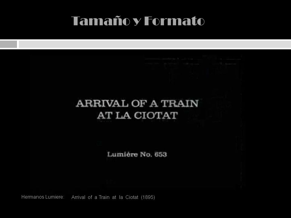 Tamaño y Formato Hermanos Lumiere: