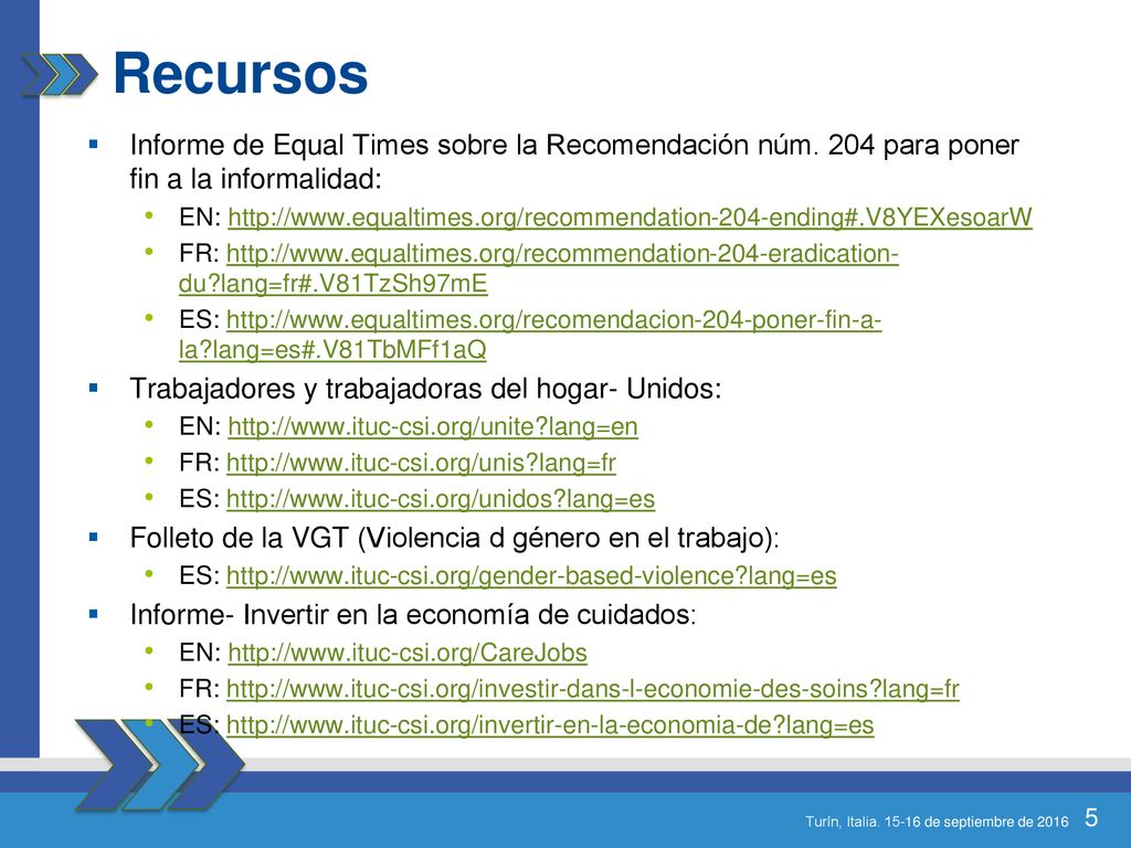 Recursos Informe de Equal Times sobre la Recomendación núm. 204 para poner fin a la informalidad: