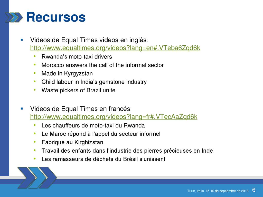 Recursos Videos de Equal Times videos en inglés:   lang=en#.VTeba6Zqd6k.