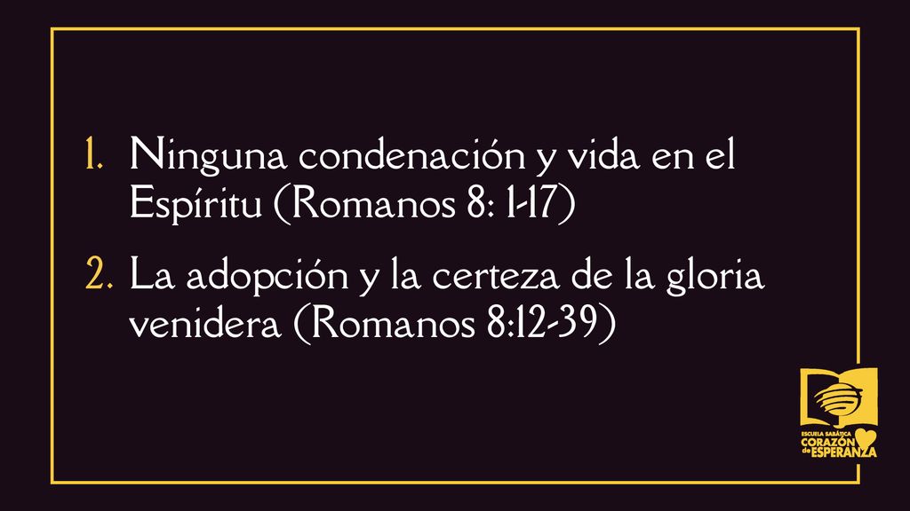 Ninguna condenación y vida en el Espíritu (Romanos 8: 1-17)