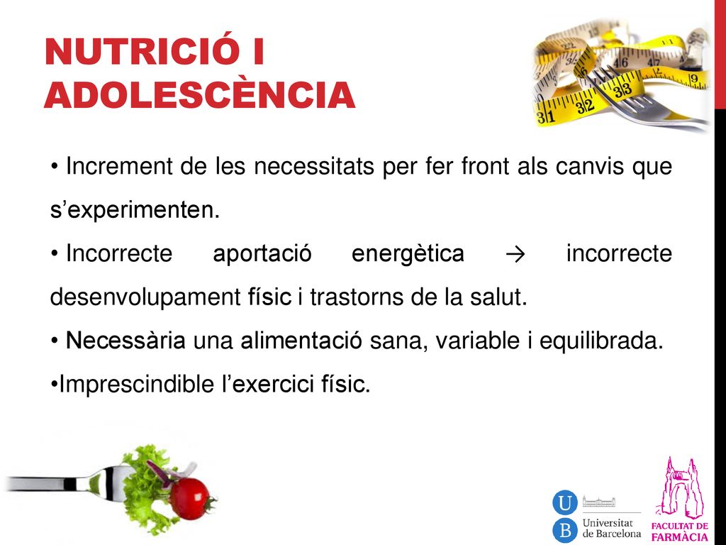 Nutrició i adolescència