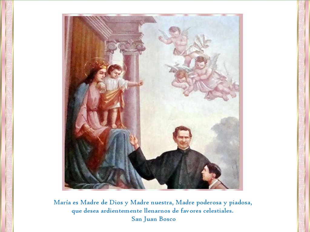 María es Madre de Dios y Madre nuestra, Madre poderosa y piadosa,