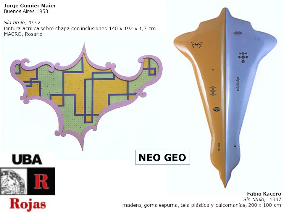 NEO GEO Jorge Gumier Maier Buenos Aires 1953 Sin título, 1992