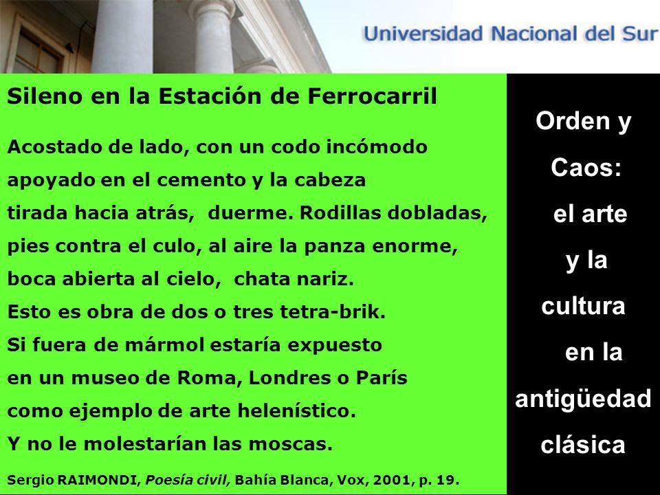 Orden y Caos: el arte y la cultura en la antigüedad clásica
