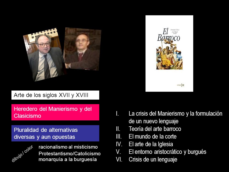 La crisis del Manierismo y la formulación de un nuevo lenguaje