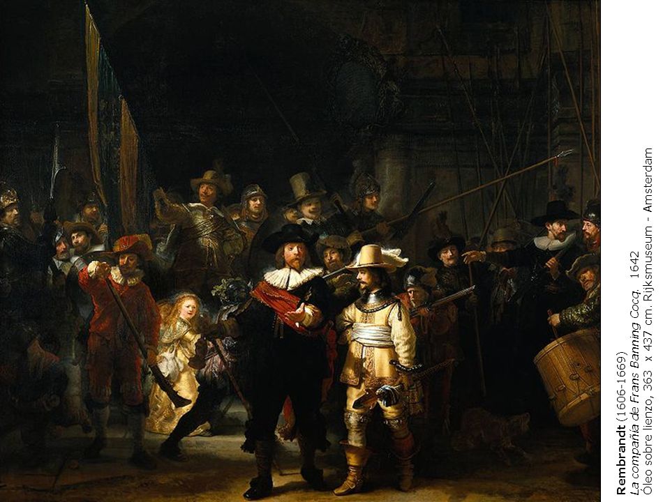 Óleo sobre lienzo, 363 x 437 cm. Rijksmuseum - Amsterdam