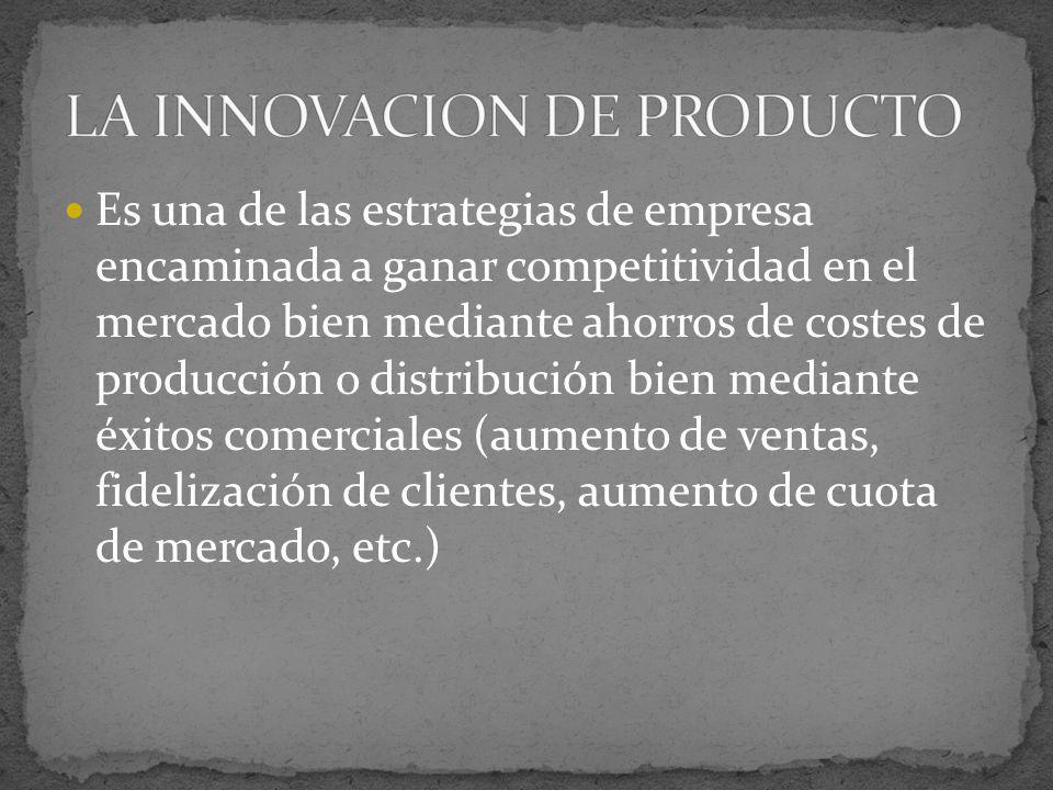 LA INNOVACION DE PRODUCTO