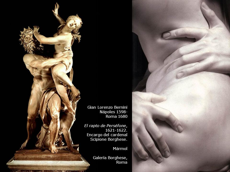 Gian Lorenzo Bernini Nápoles Roma El rapto de Perséfone, Encargo del cardenal.