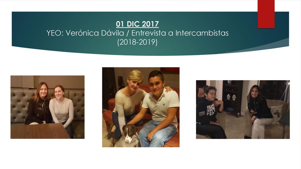 01 DIC 2017 YEO: Verónica Dávila / Entrevista a Intercambistas ( )