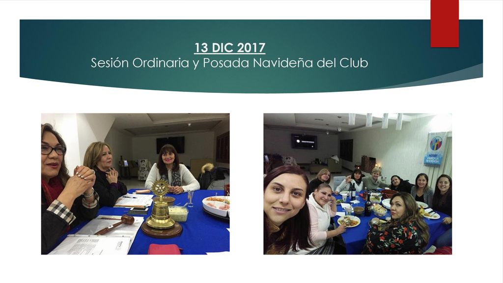 13 DIC 2017 Sesión Ordinaria y Posada Navideña del Club