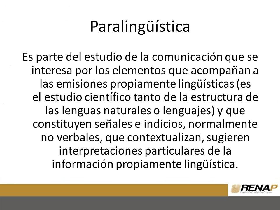 Paralingüística