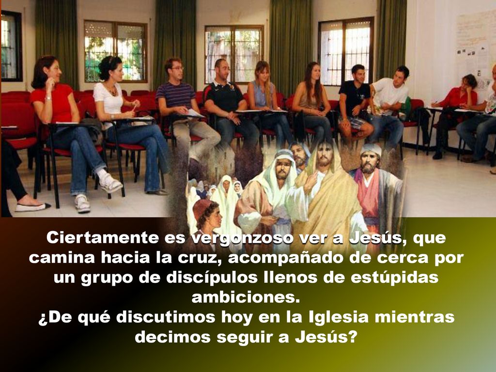 ¿De qué discutimos hoy en la Iglesia mientras decimos seguir a Jesús