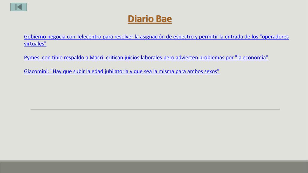 Diario Bae Gobierno negocia con Telecentro para resolver la asignación de espectro y permitir la entrada de los operadores virtuales