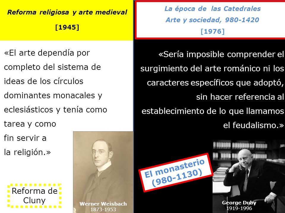 Reforma religiosa y arte medieval La época de las Catedrales