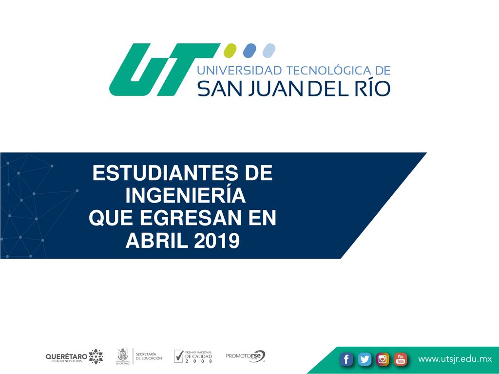 ESTUDIANTES DE INGENIERÍA. QUE EGRESAN EN. ABRIL ESTUDIANTES DE. INGENIERÍA. QUE EGRESAN EN.