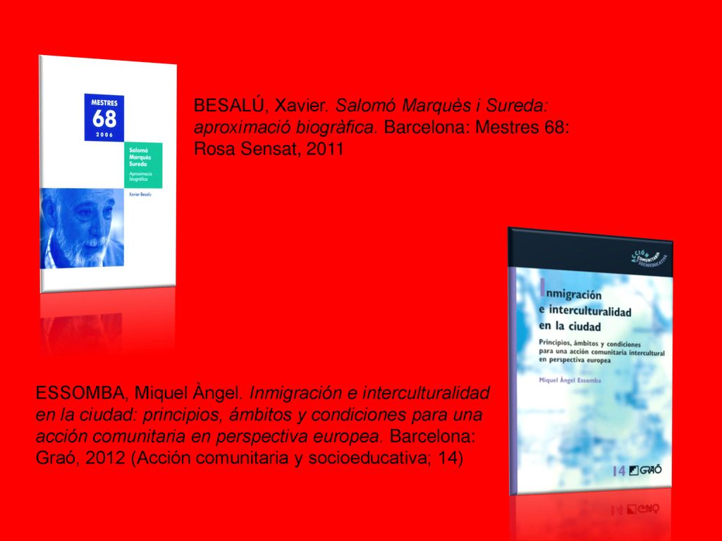 bvfdsx BESALÚ, Xavier. Salomó Marquès i Sureda: aproximació biogràfica. Barcelona: Mestres 68: Rosa Sensat,