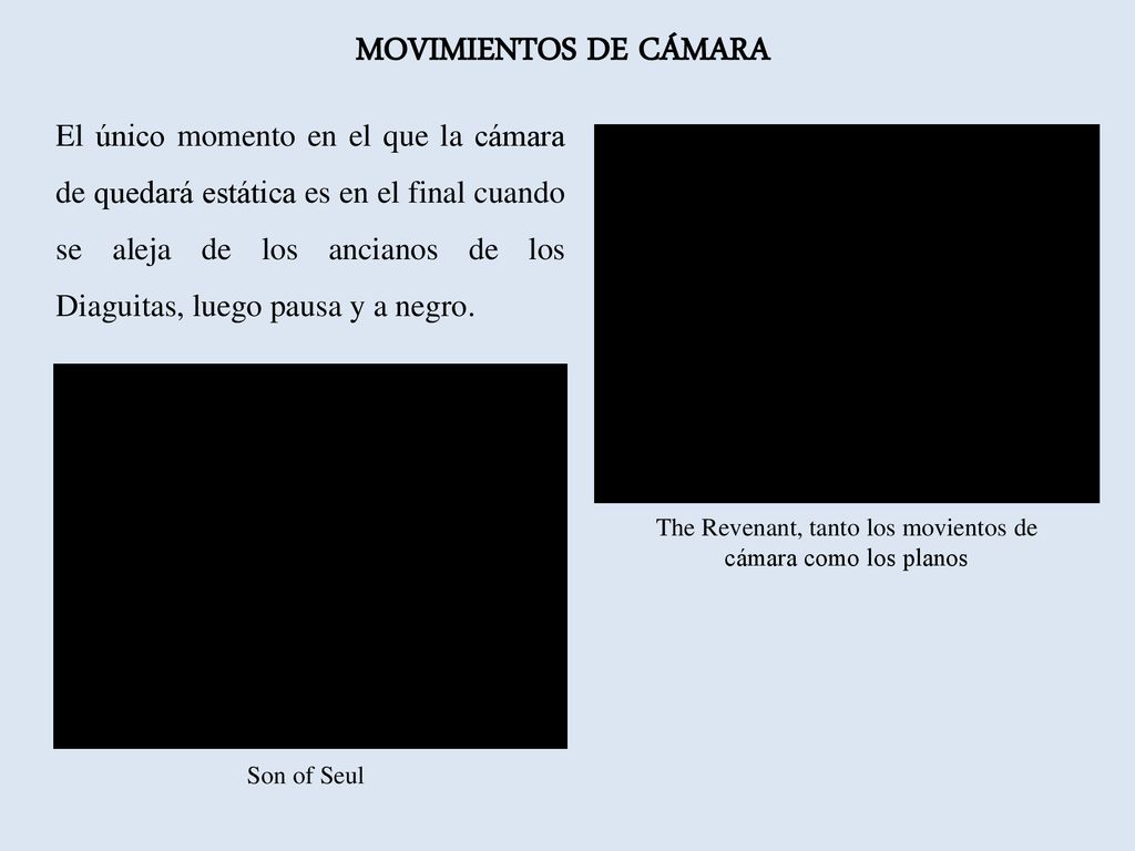 The Revenant, tanto los movientos de cámara como los planos