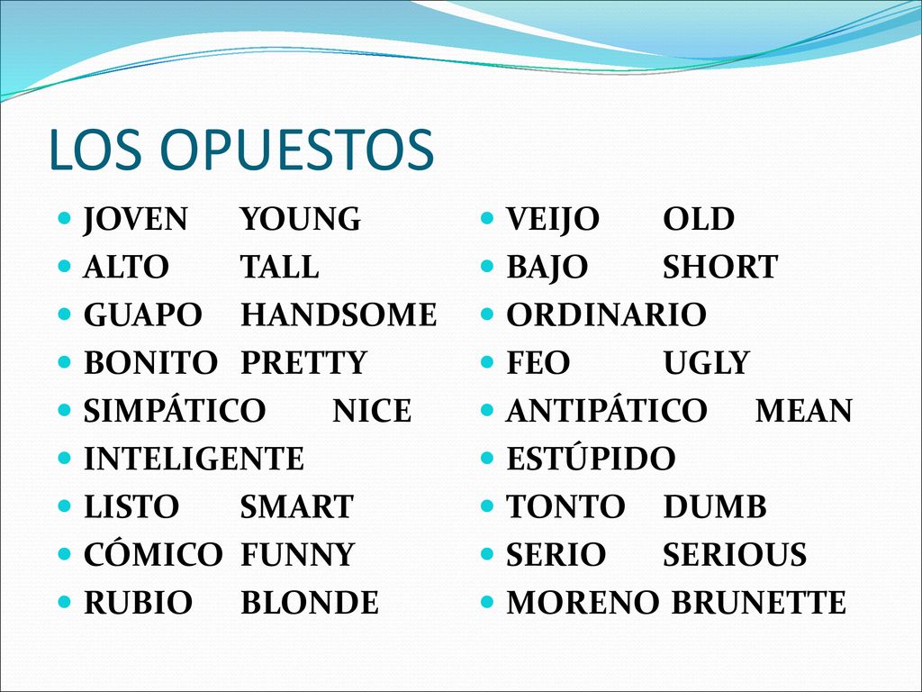 LOS OPUESTOS JOVEN YOUNG ALTO TALL GUAPO HANDSOME BONITO PRETTY