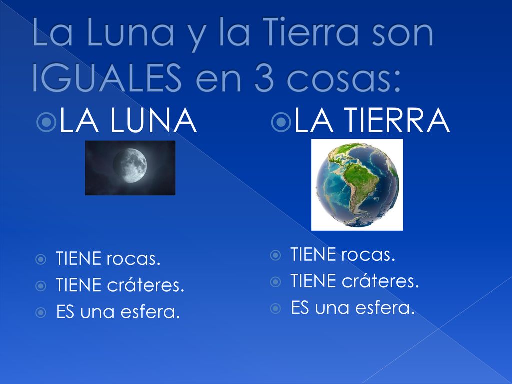 La Luna y la Tierra son IGUALES en 3 cosas: