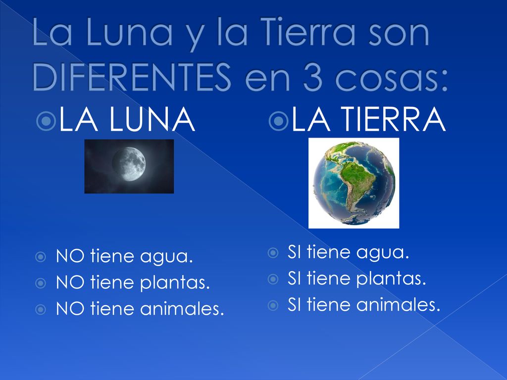 La Luna y la Tierra son DIFERENTES en 3 cosas: