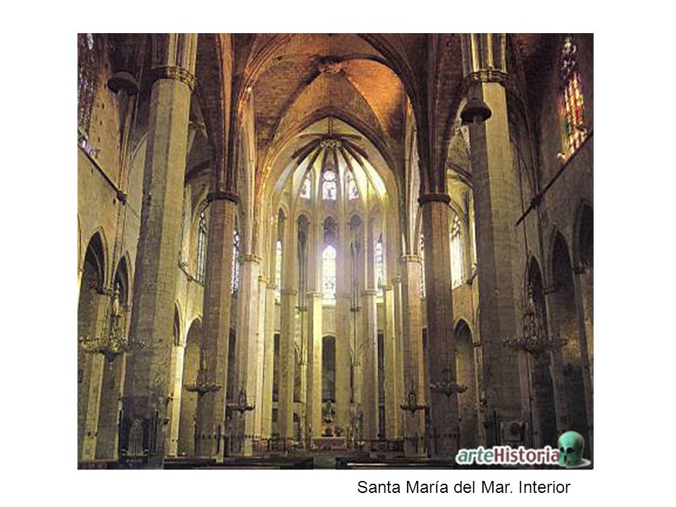 Santa María del Mar. Interior