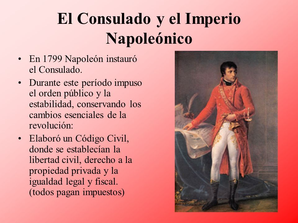 El Consulado y el Imperio Napoleónico