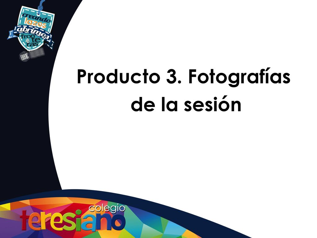 Producto 3. Fotografías de la sesión
