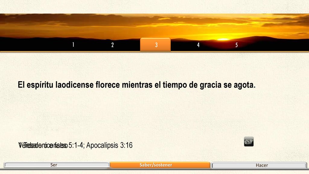 El espíritu laodicense florece mientras el tiempo de gracia se agota.