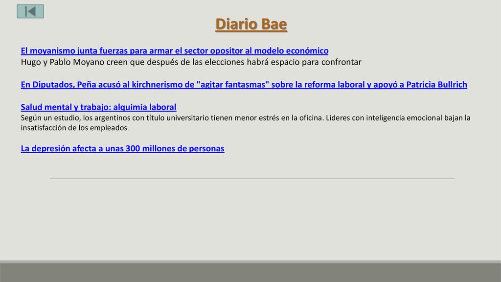 Diario Bae El moyanismo junta fuerzas para armar el sector opositor al modelo económico.