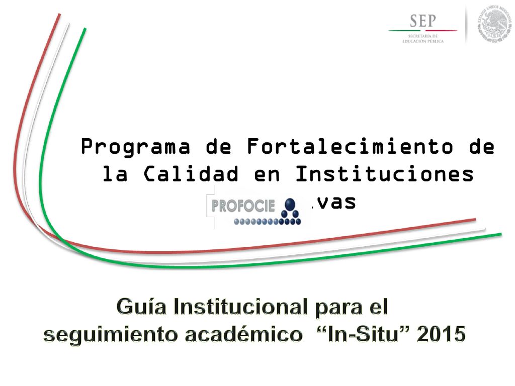 Programa de Fortalecimiento de la Calidad en Instituciones Educativas