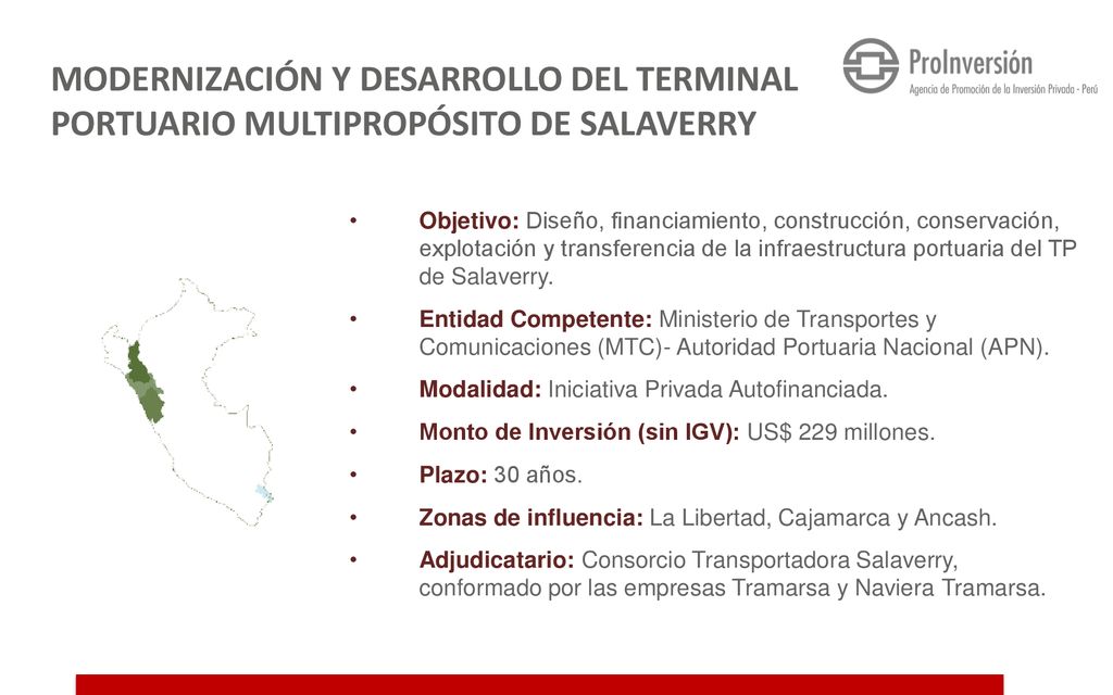 Modernización y Desarrollo del Terminal Portuario Multipropósito de Salaverry