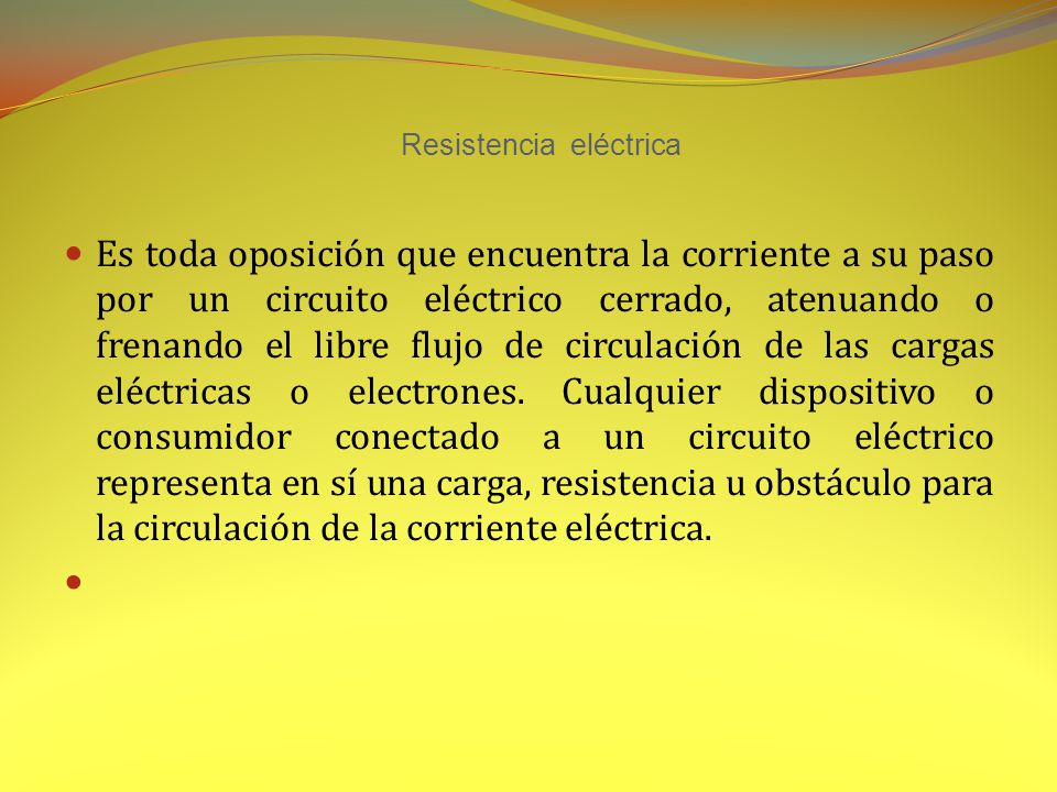 Resistencia eléctrica