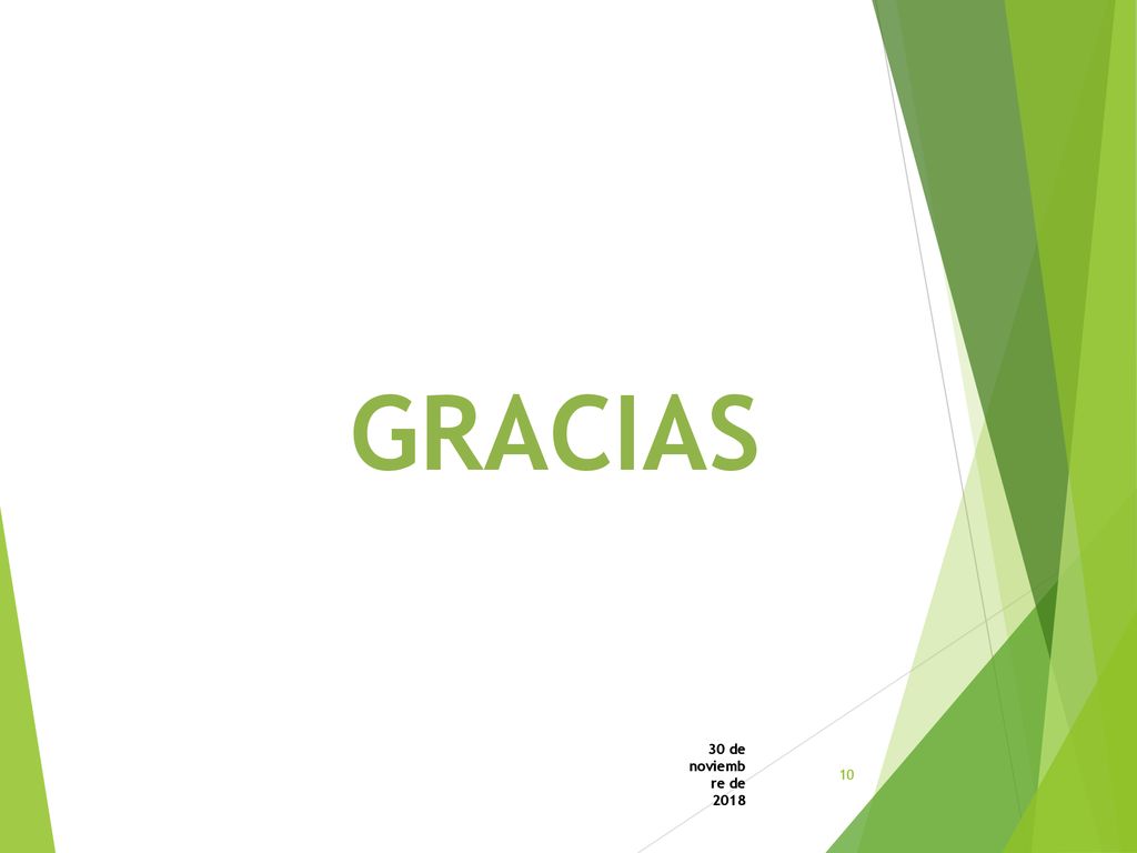 GRACIAS 30 de noviembre de de noviembre de de noviembre de de noviembre de