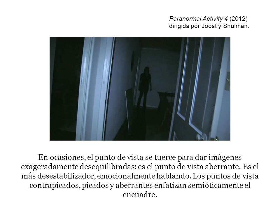 Paranormal Activity 4 (2012) dirigida por Joost y Shulman.