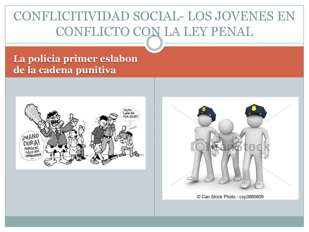 CONFLICITIVIDAD SOCIAL- LOS JOVENES EN CONFLICTO CON LA LEY PENAL