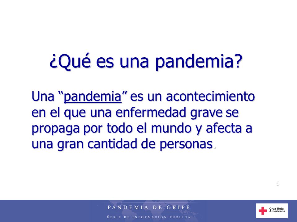 ¿Qué es una pandemia
